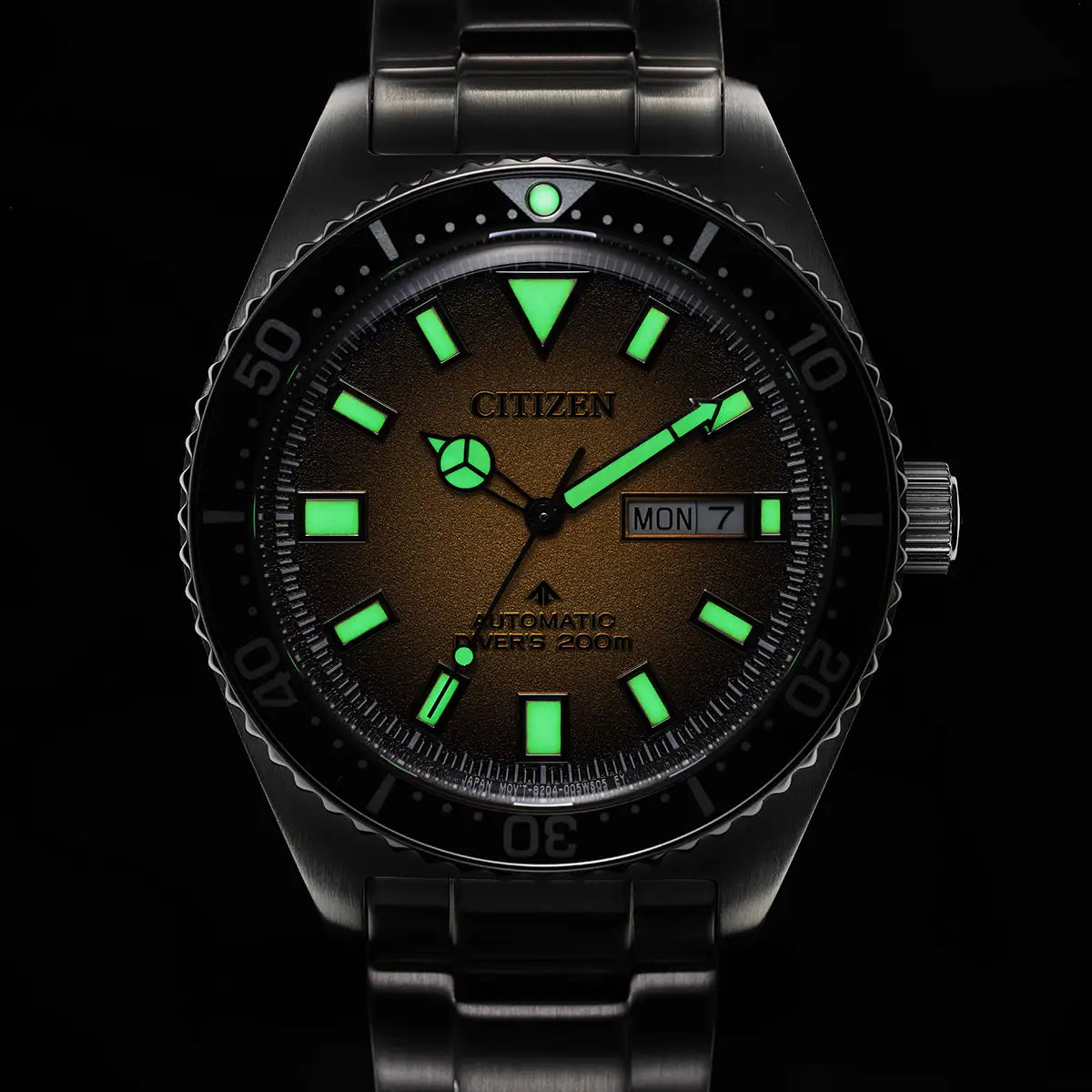 Citizen Promaster Diver Automatic Men's Stainless Steel Yellow Dial Watch