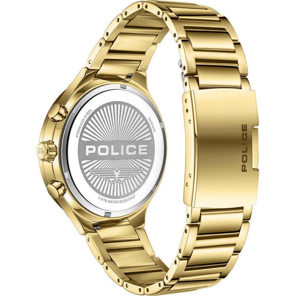 Police Gifford Gold Dial Men's Watch