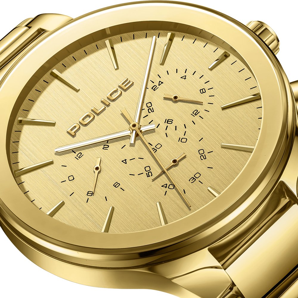 Police Gifford Gold Dial Men's Watch