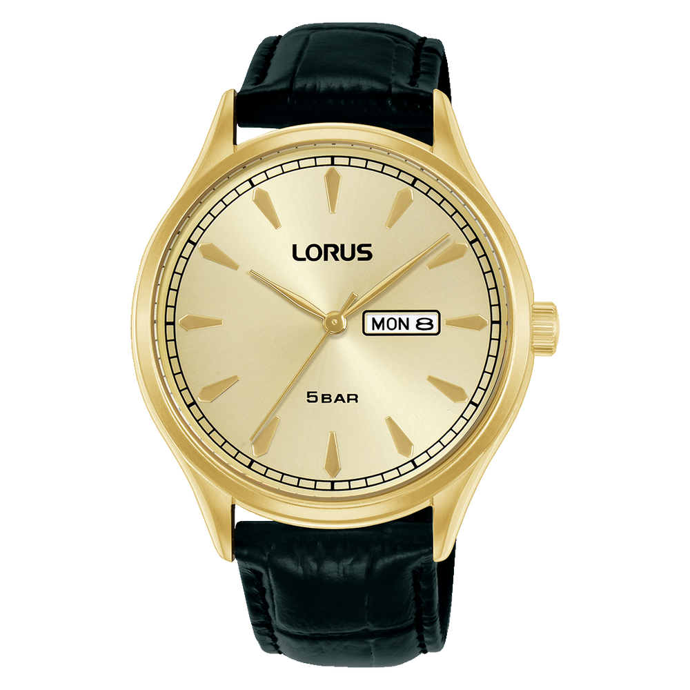 Lorus Classic Sunray Champagne Dial Men's Watch
