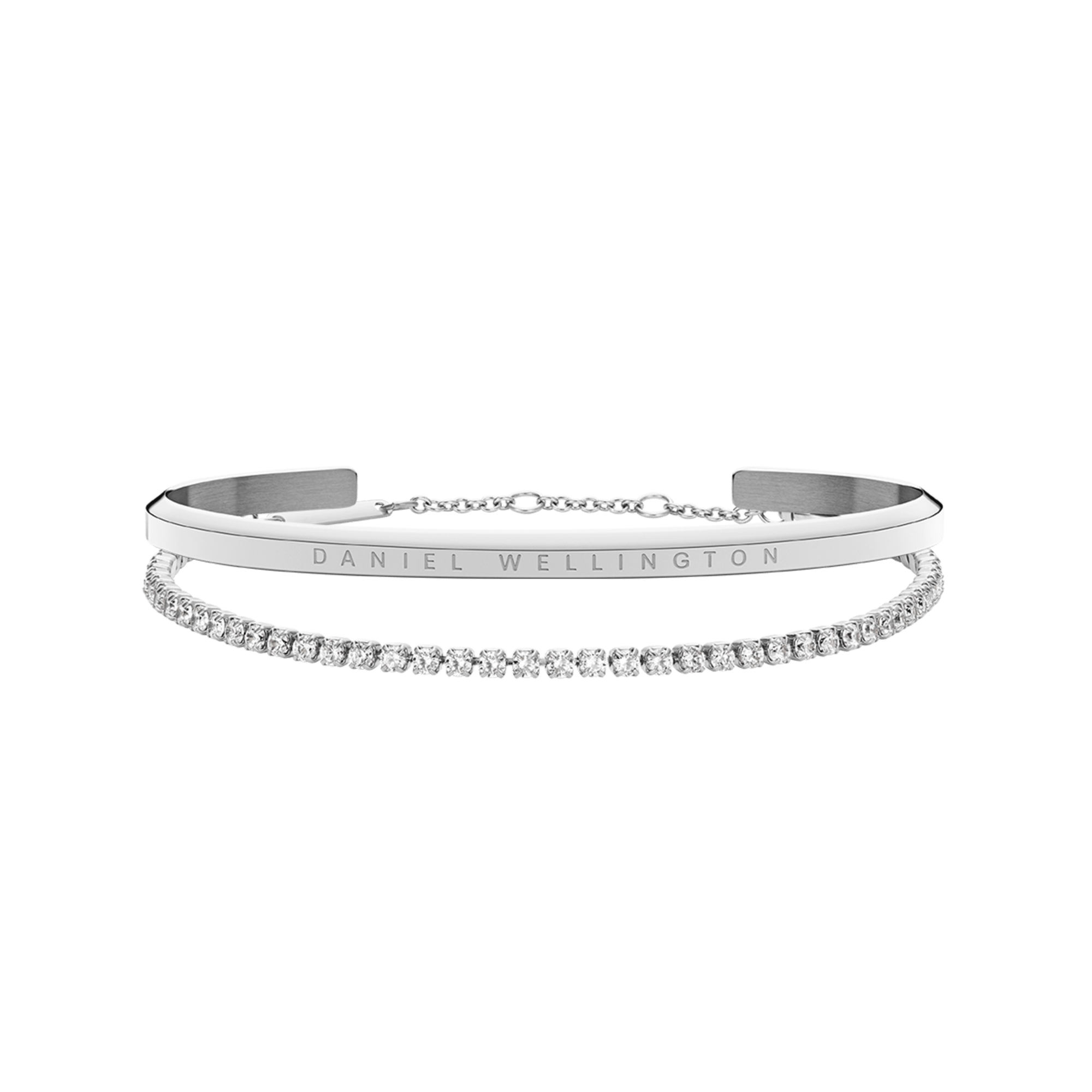Daniel Wellington Bundle : Classic & Tennis Bracelet Silver