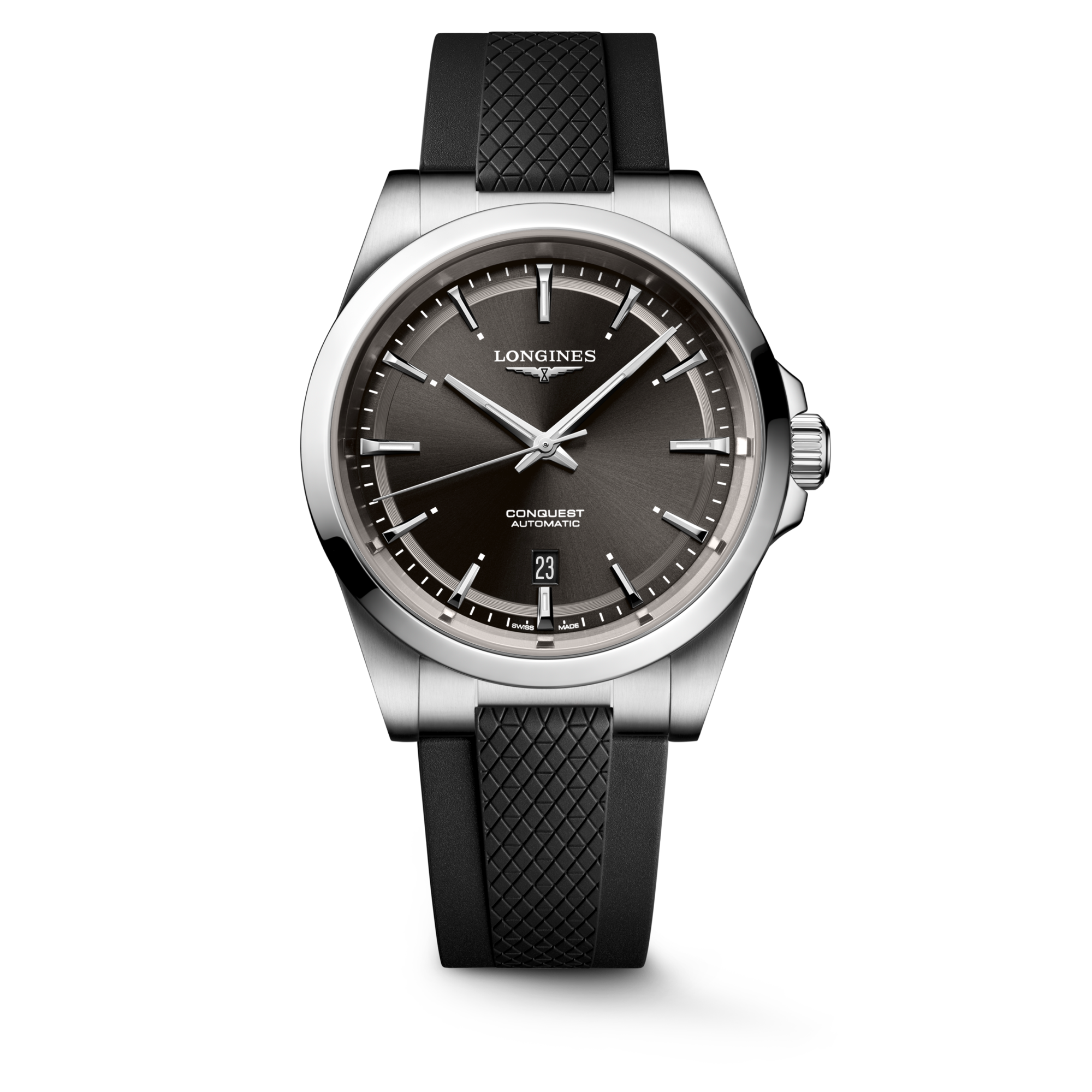 Longines Conquest L3.830.4.52.9 Automatic Watch Black Dial