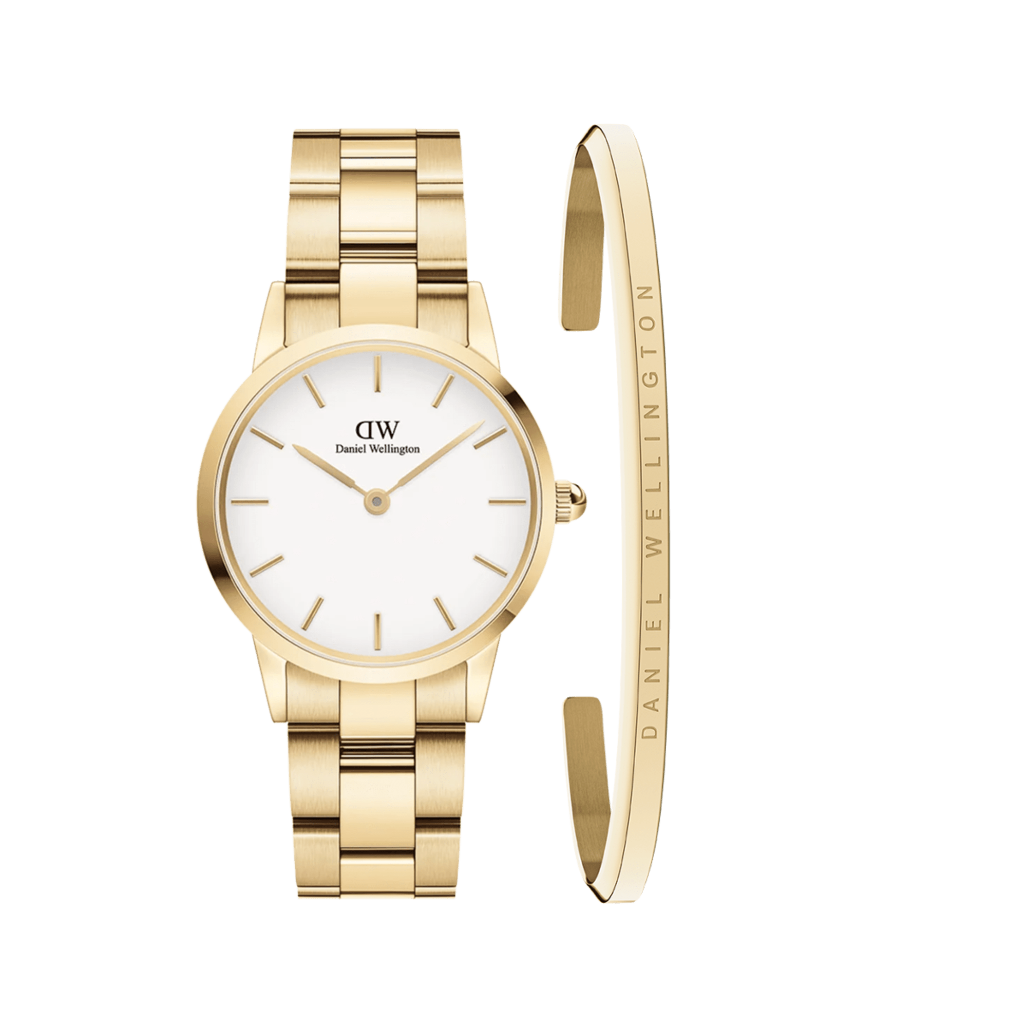 Daniel Wellington Bundle : Iconic Link + Classic Bracelet Gold