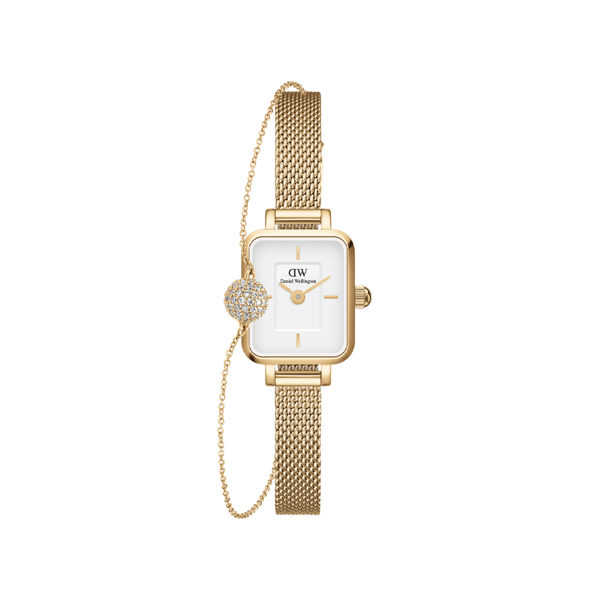 Daniel Wellington Bundle : Quadro Mini & Pavé Crystal Gold Set