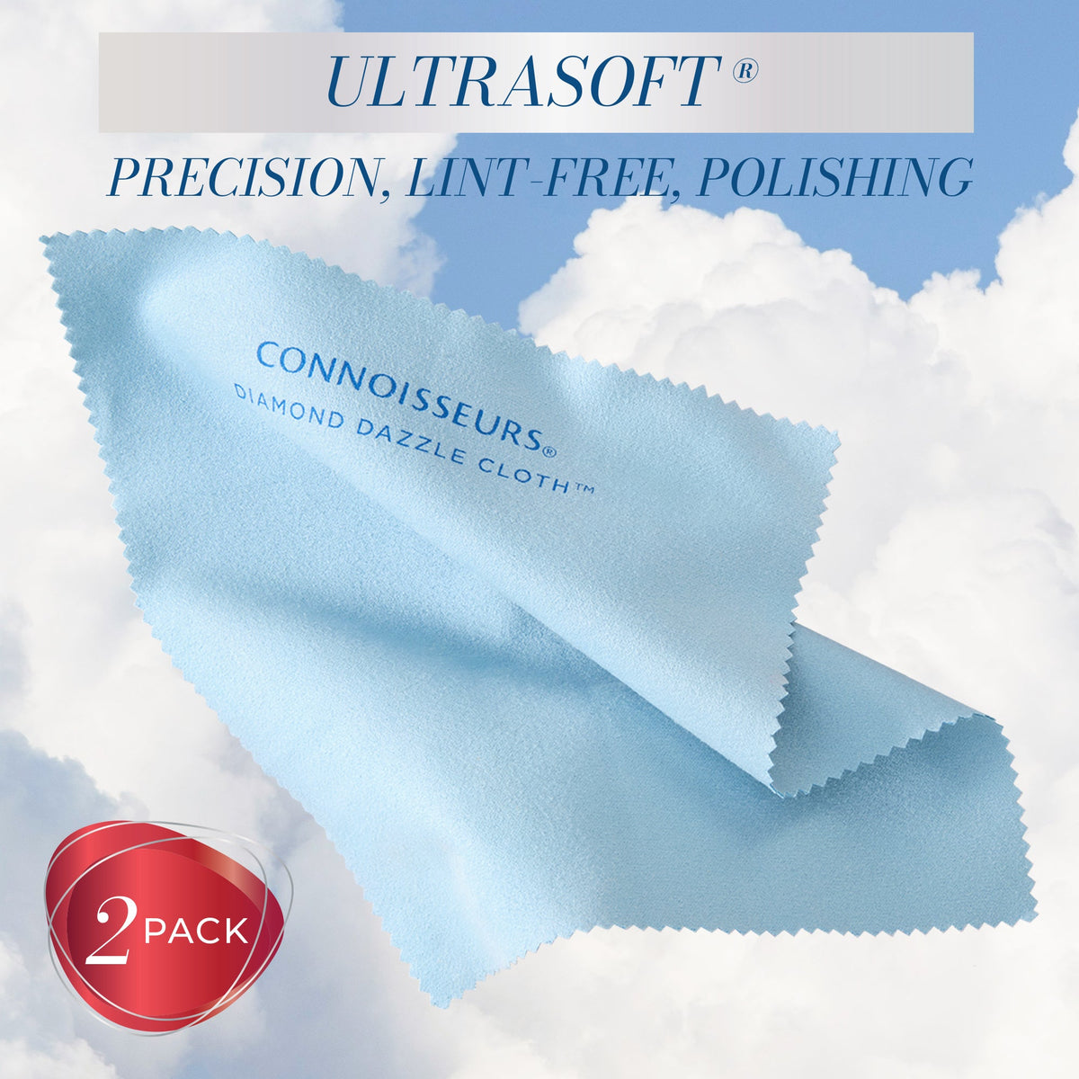 Connoisseurs Diamond Dazzle Cloth 17.8cm x 20.3cm
