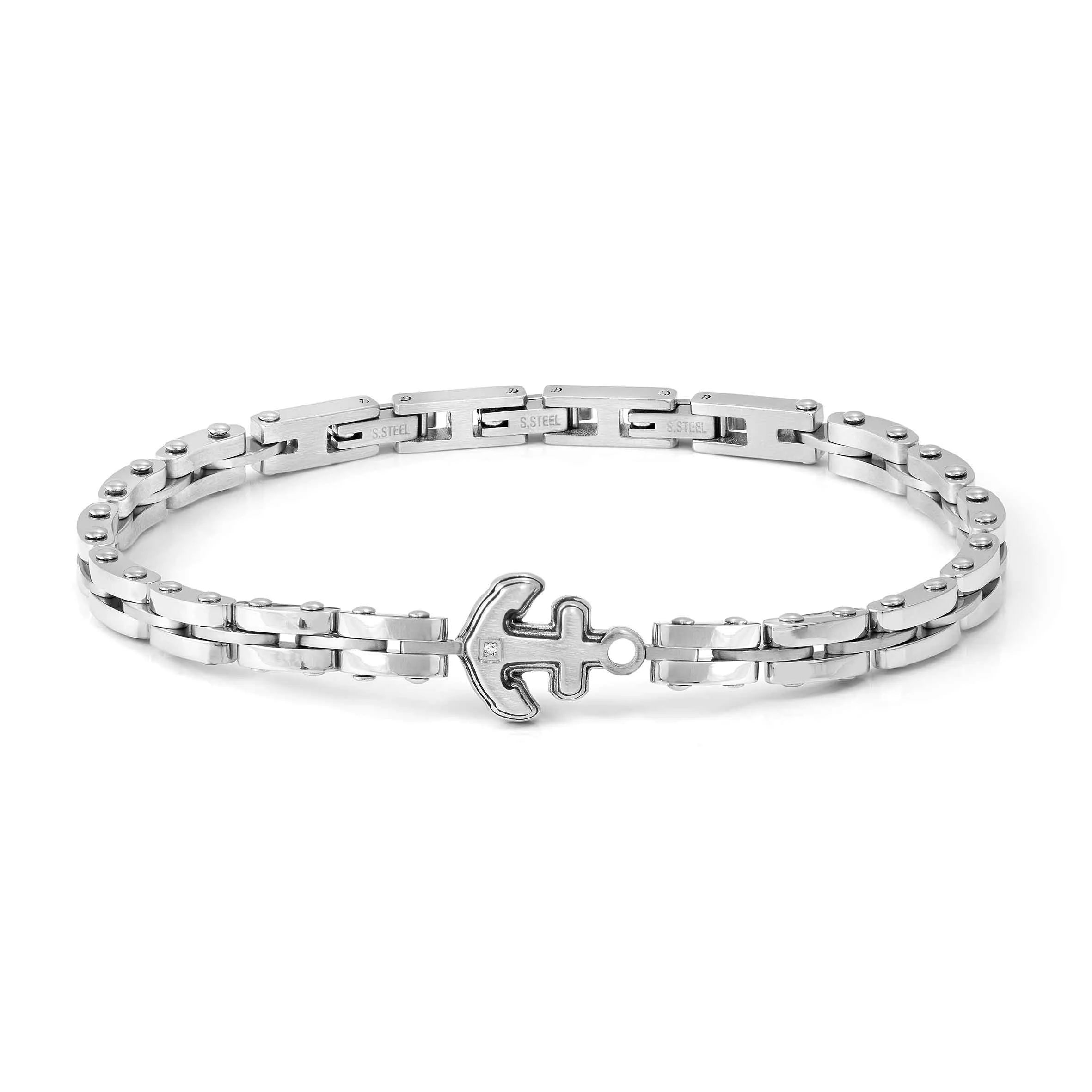 Nomination Elegant Strong Diamond Anchor Bracelet