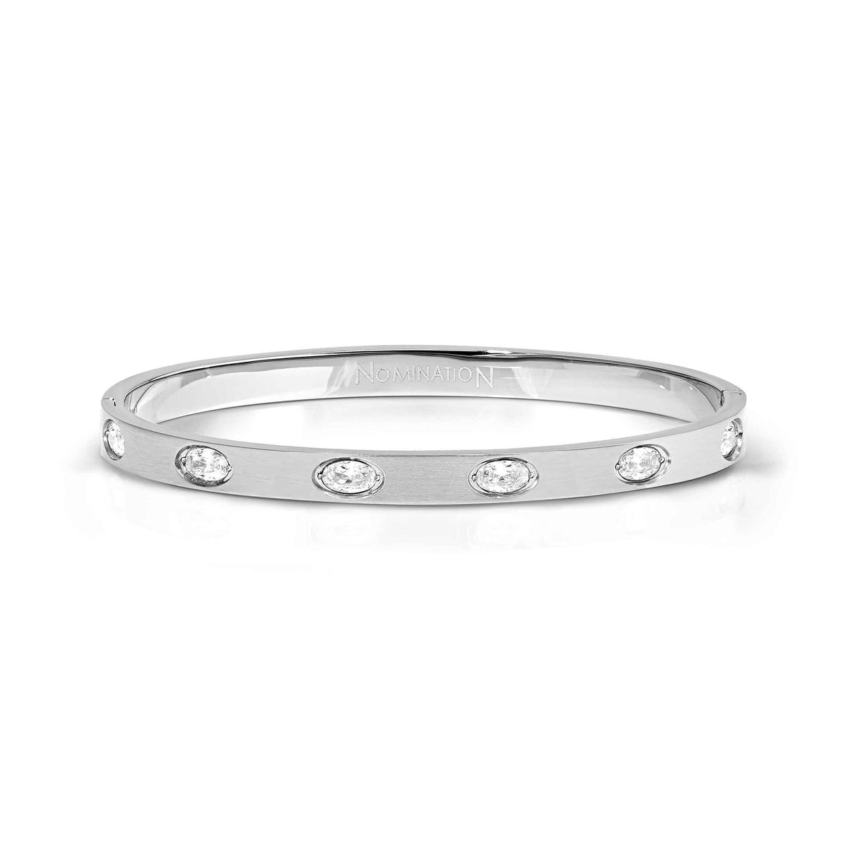 Nomination Pretty Bangles Satin Bracelet with White Stones