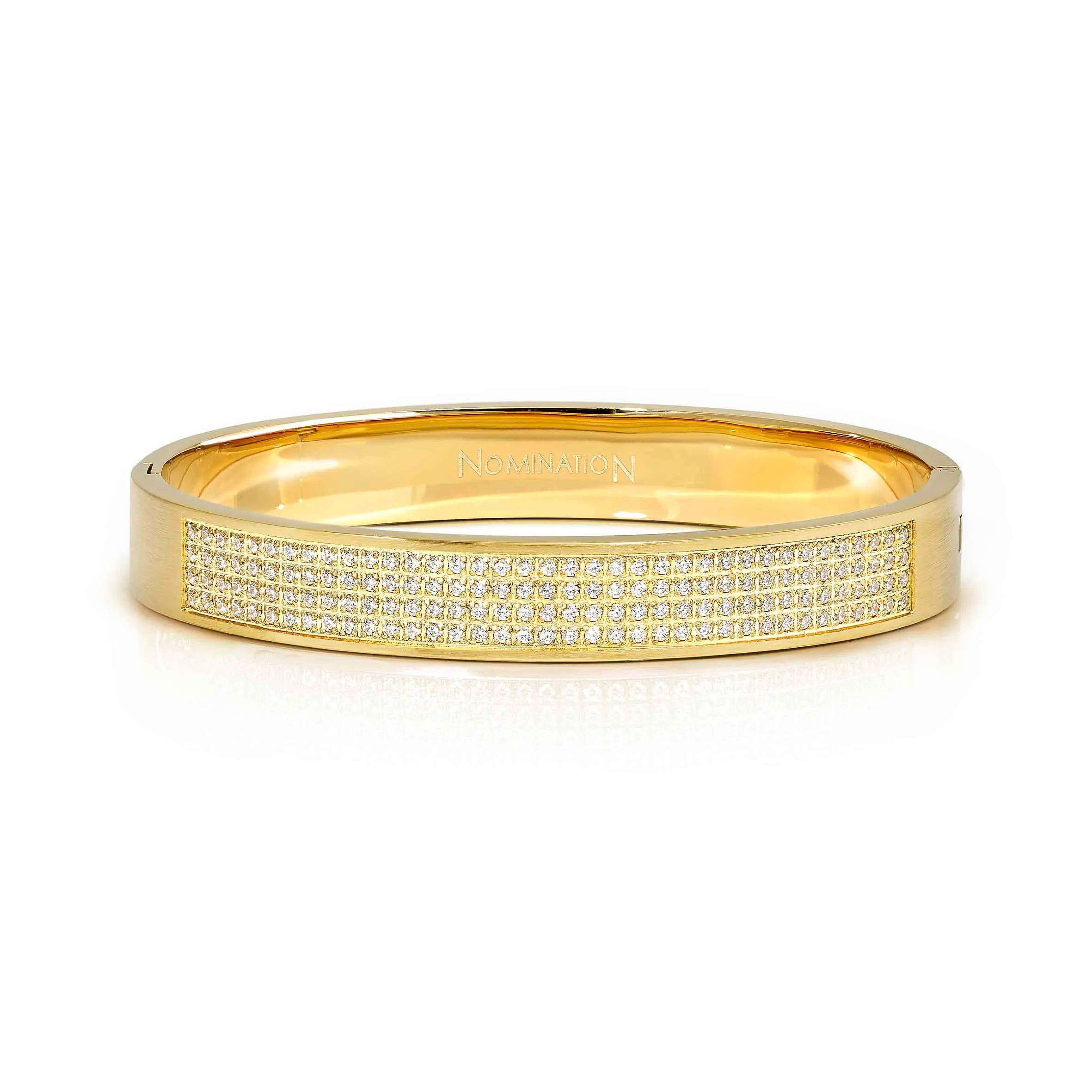 Nomination Pretty Bangles Wide Gold Bracelet