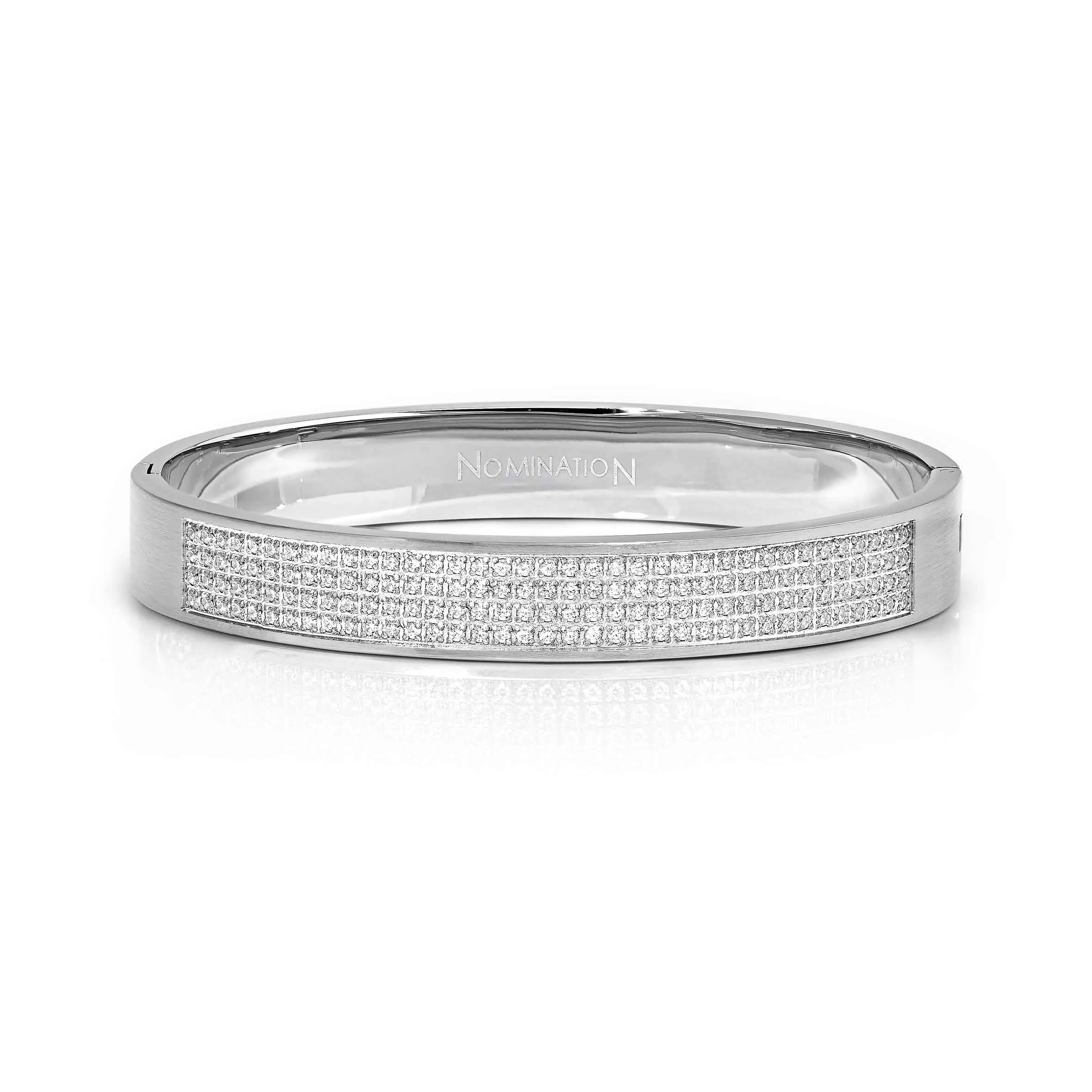 Nomination Pretty Bangles Wide Silver Bracelet