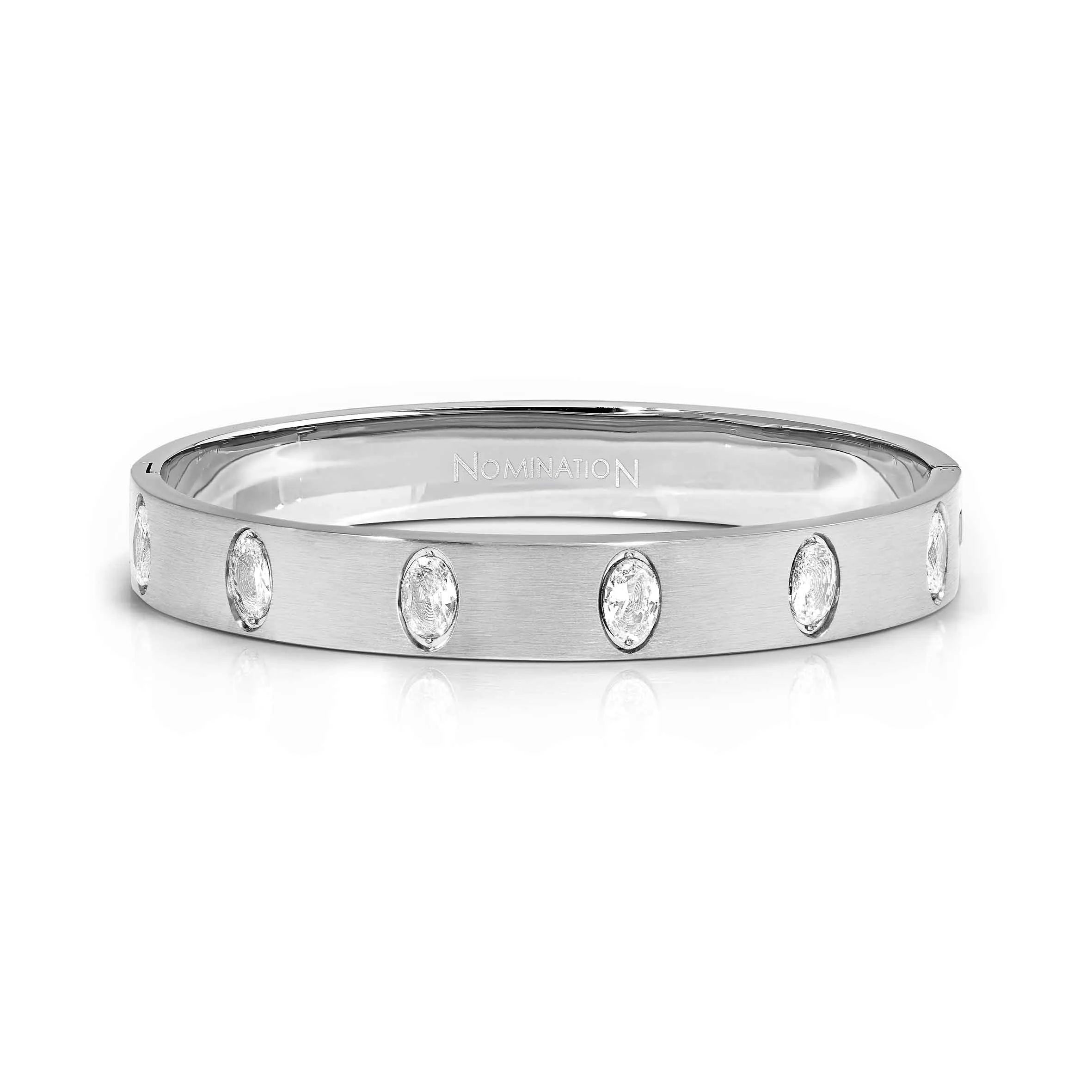 Nomination Pretty Bangles Wide Silver Bracelet