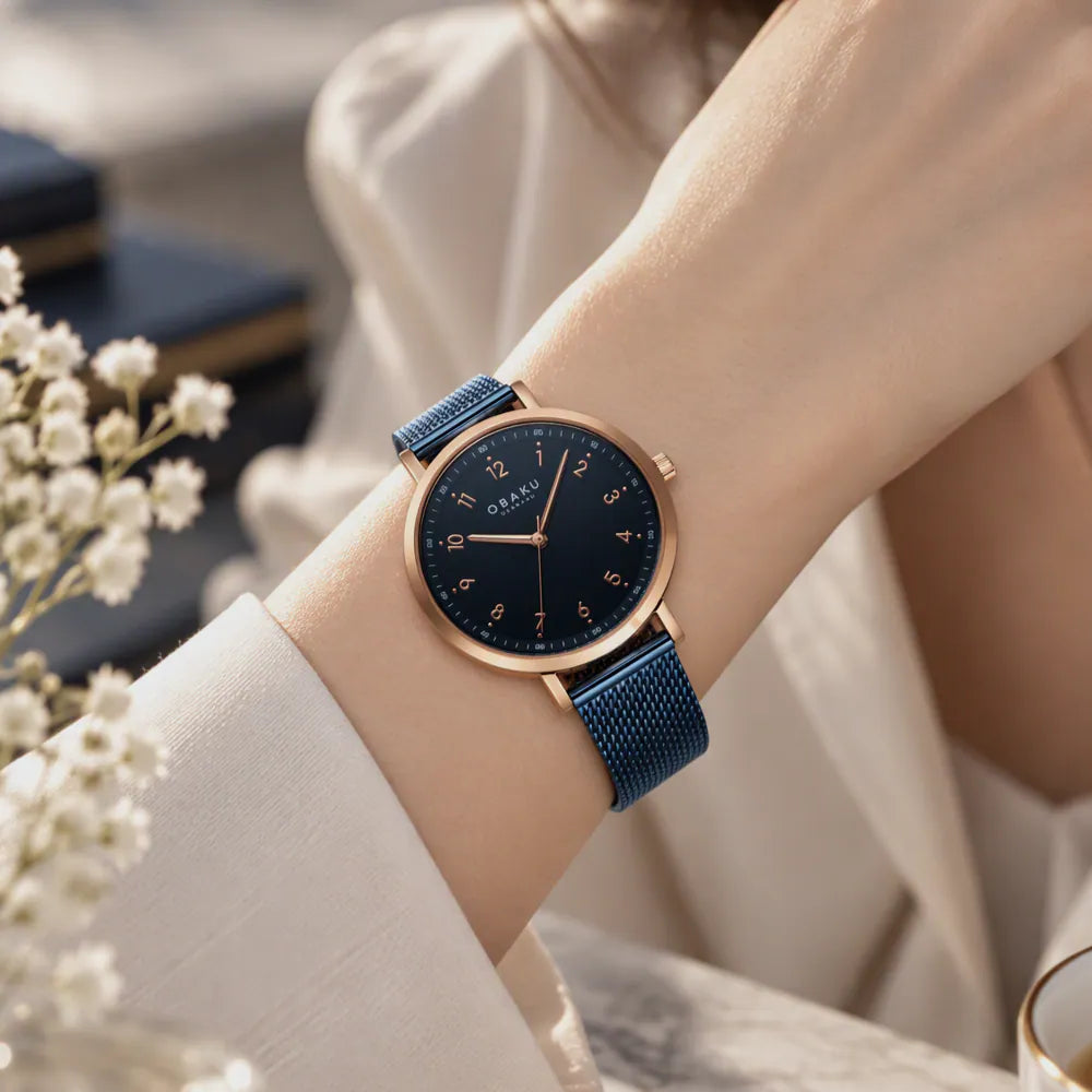 Obaku Dugfrisk Ocean V325LXVLML Women's Watch