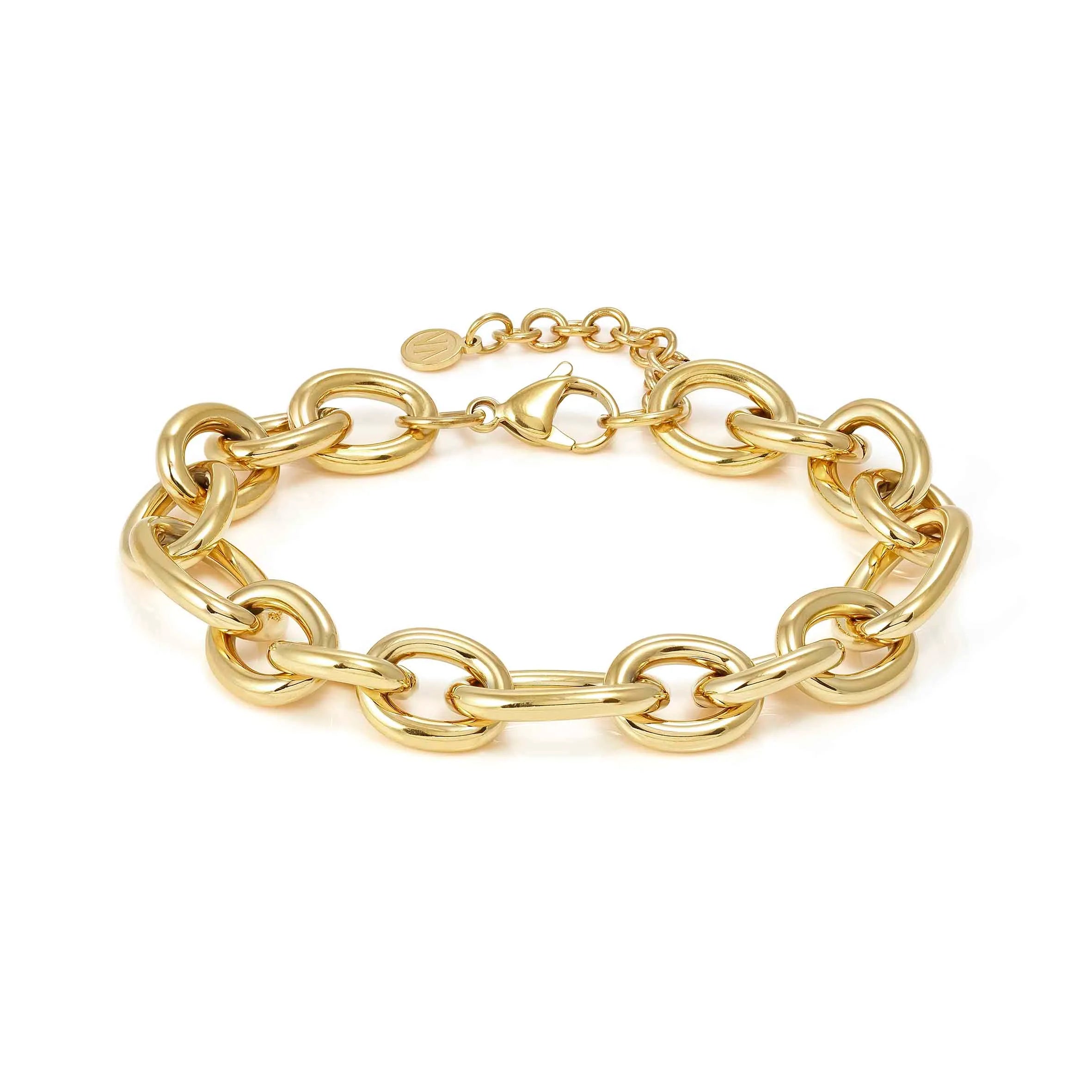 Nomination Ecclectica Gold Chunky Chain Bracelet