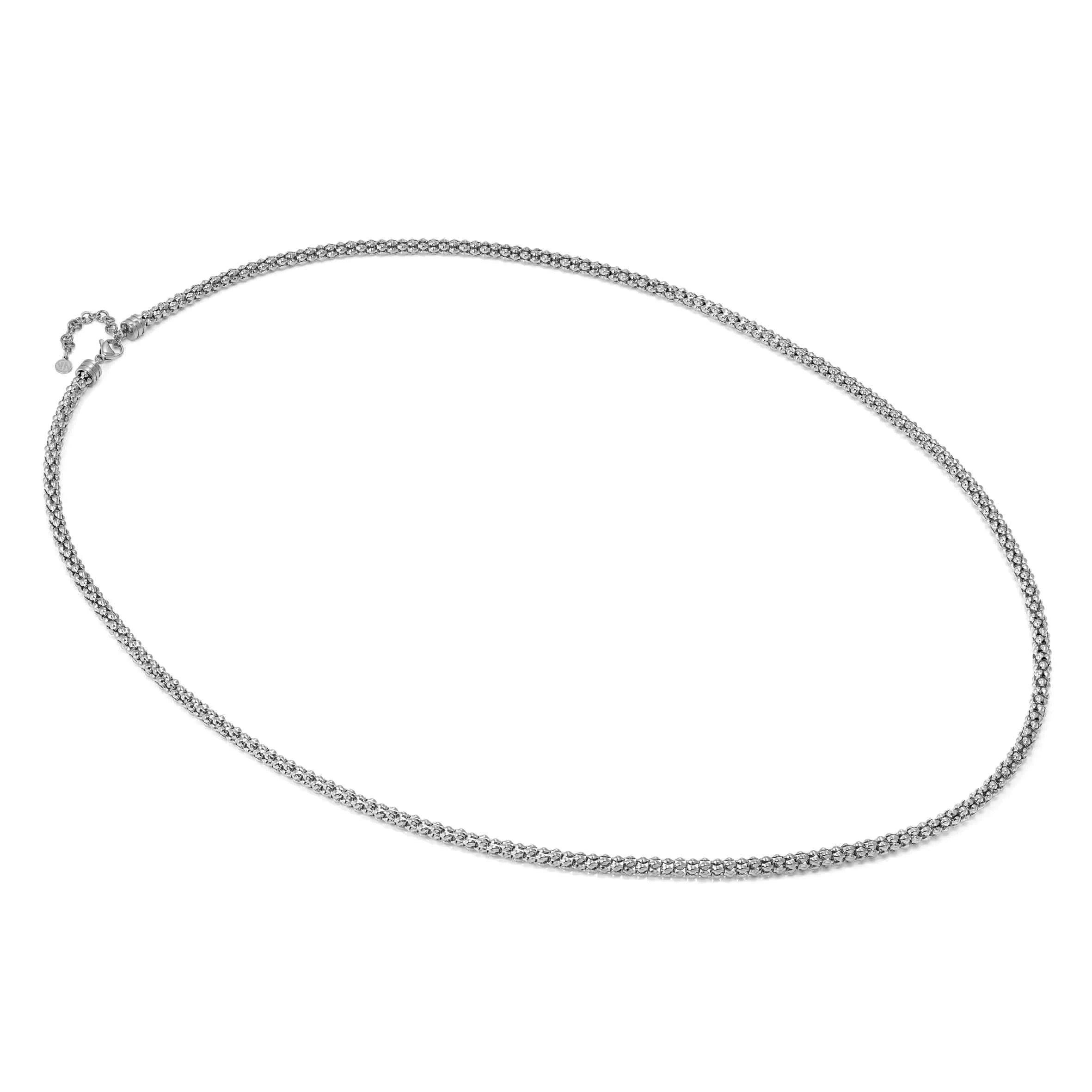 Nomination Chic Ecclectica Silver Fancy Long Popcorn Necklace