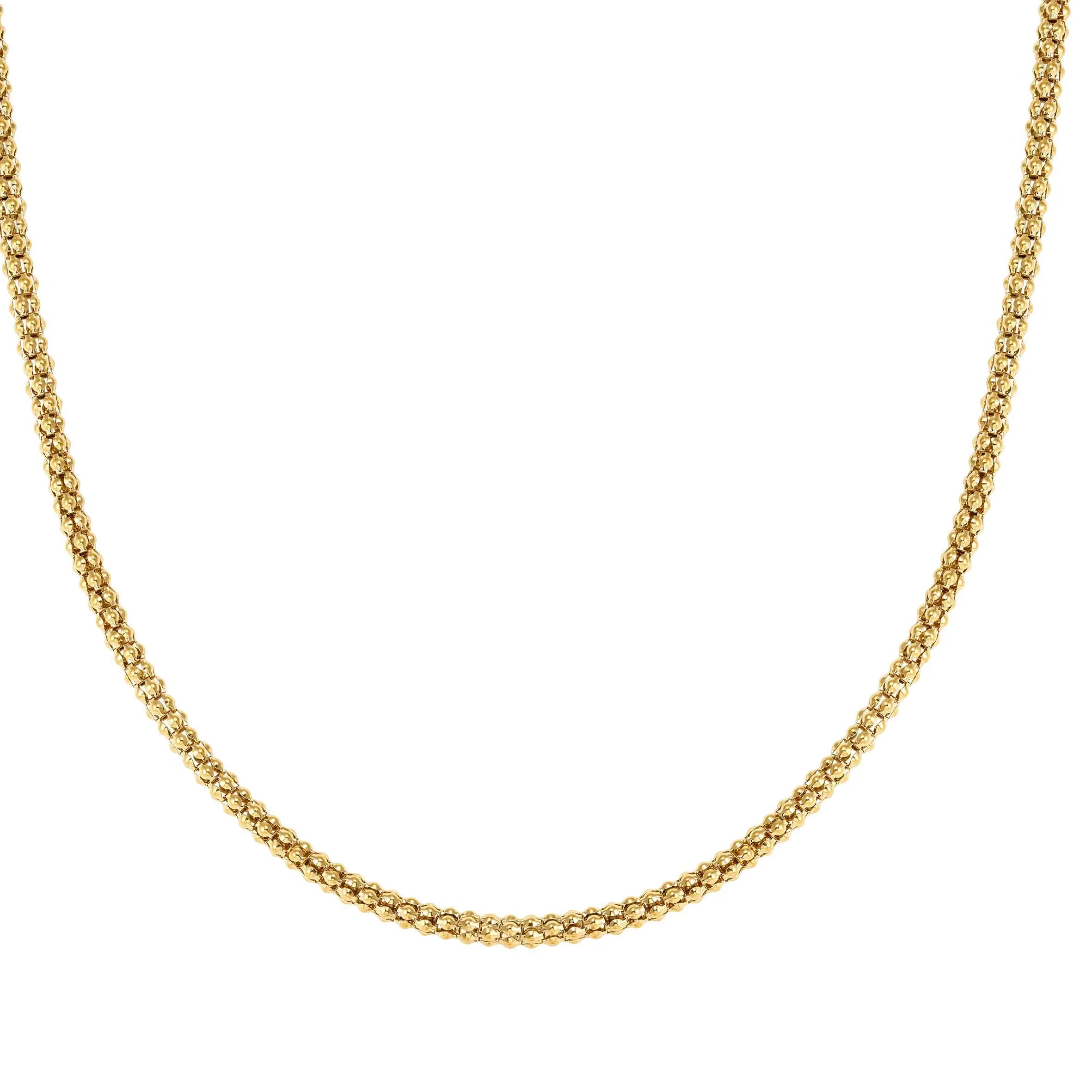 Nomination Chic Ecclectica Gold Fancy Long Popcorn Necklace