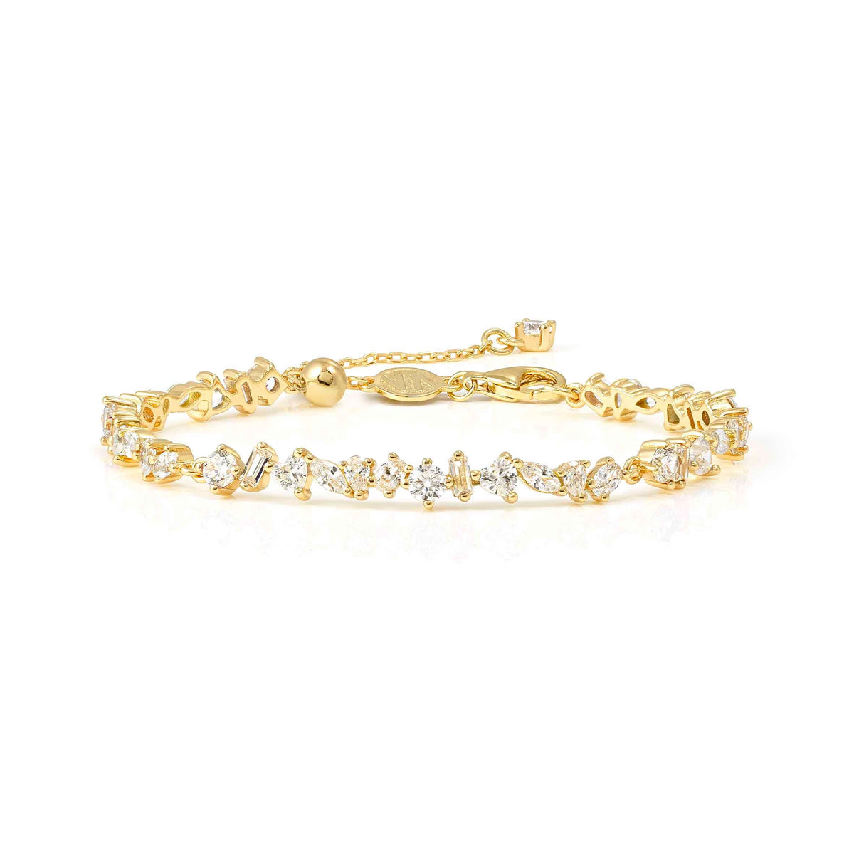 Nomination Colour Wave Bracelet with Rich White Stones