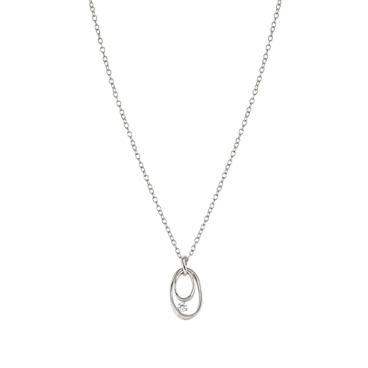 Nomination My Rebel Art Small Oval and White Stock Necklace