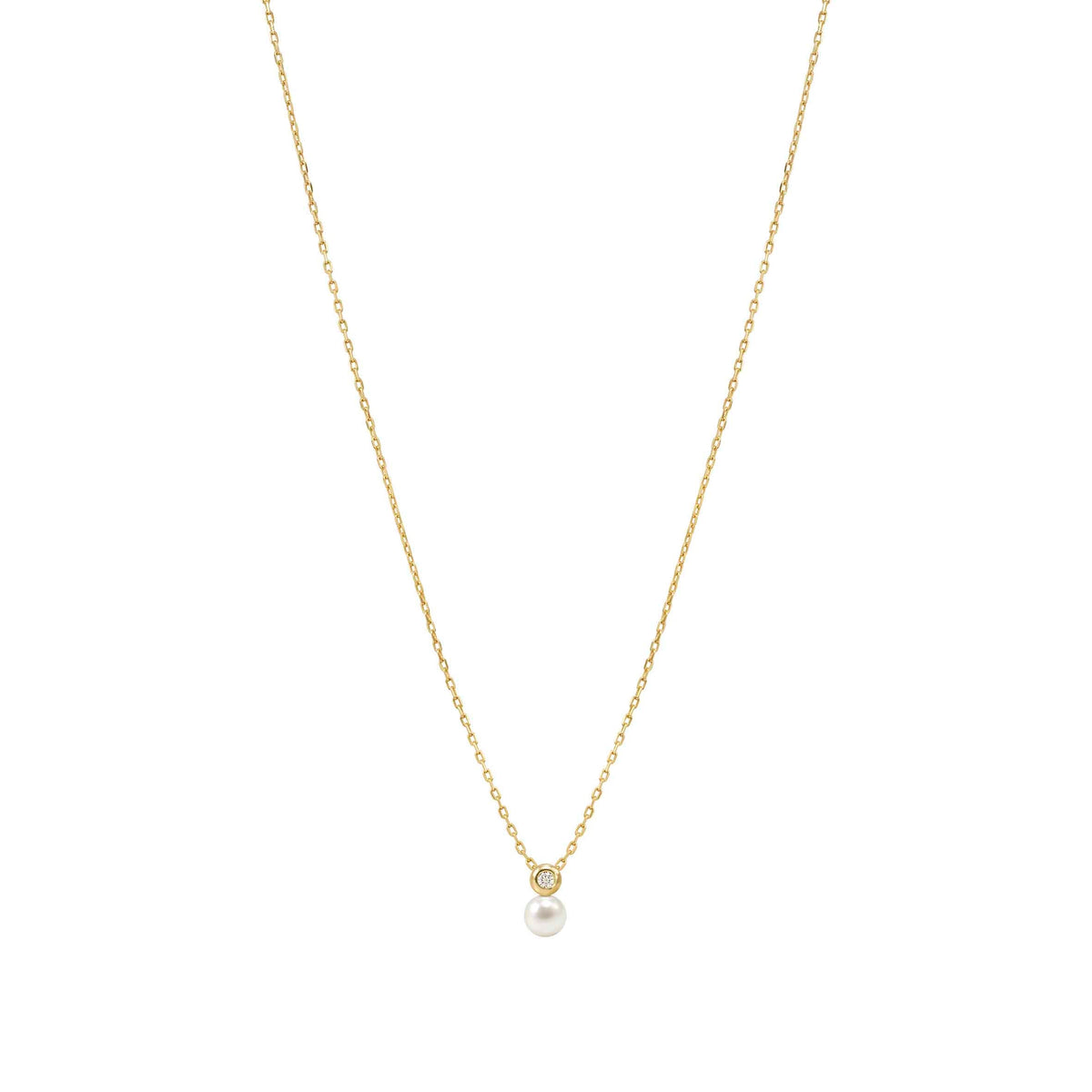 Nomination Pearls Loop Necklace, Circle and Pearl
