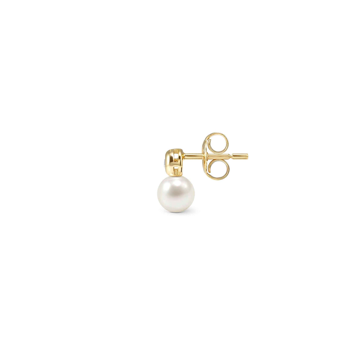 Nomination Pearls Loop Earrings, Heart and Pearl