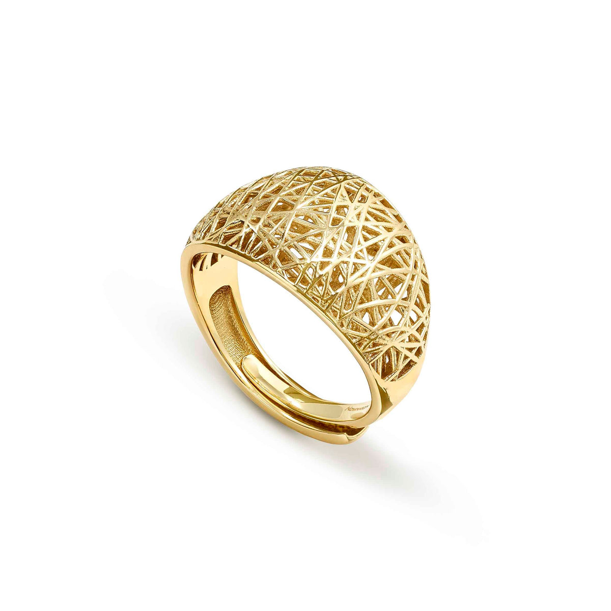 Nomination Leaf of Light Filigree Ring