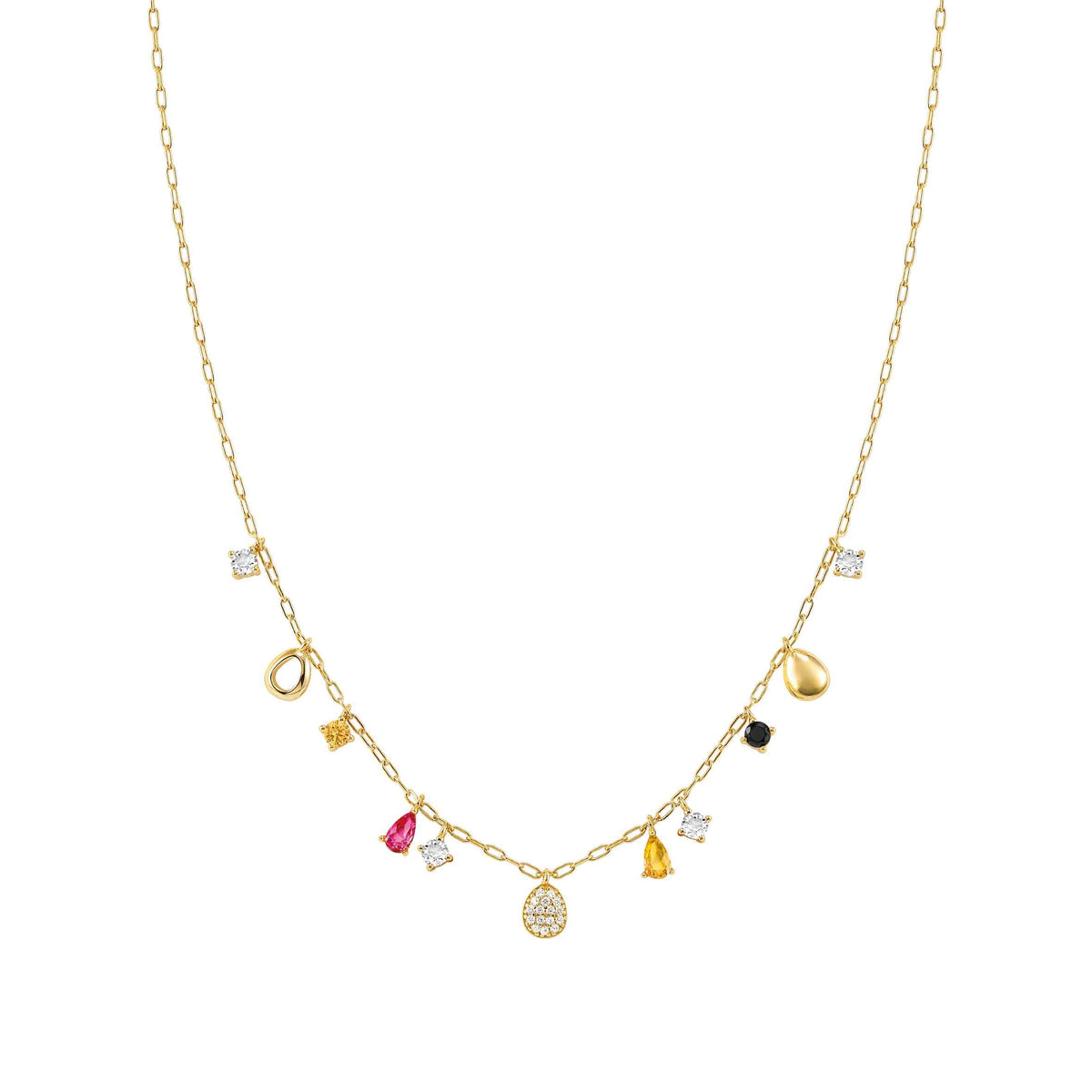 Nomination Precious Moves Necklace, Oval and Pendants