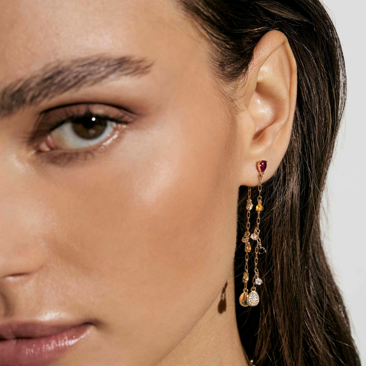 Nomination Precious Moves Long Drop Earrings