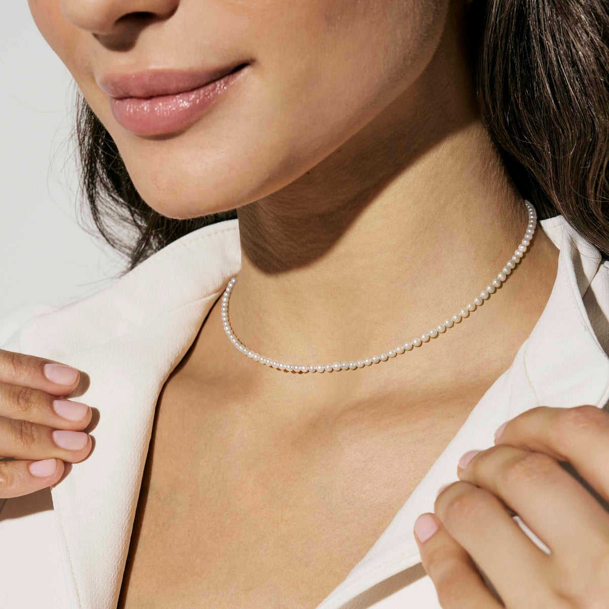 Nomination Siren Dream Necklace, Full Pearls, Gold