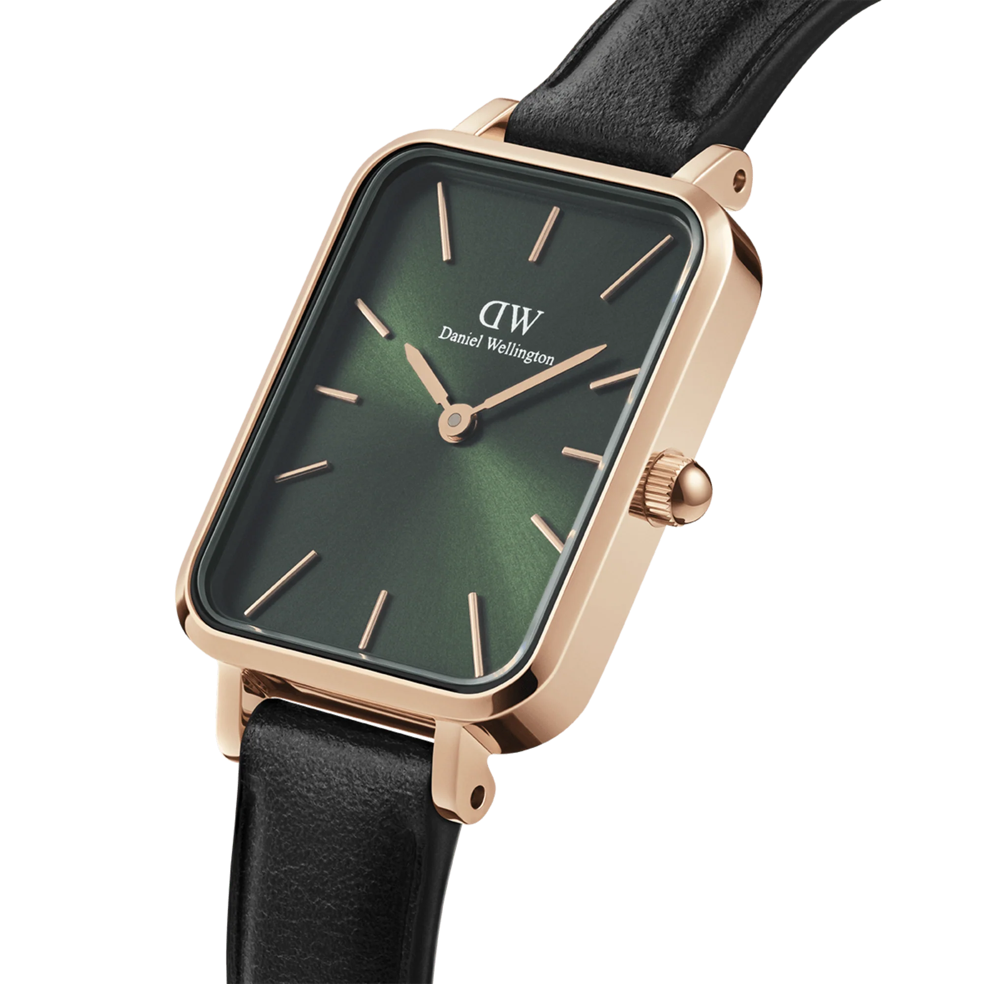 Daniel Wellington Quadro Pressed Sheffield Emerald Rose Gold