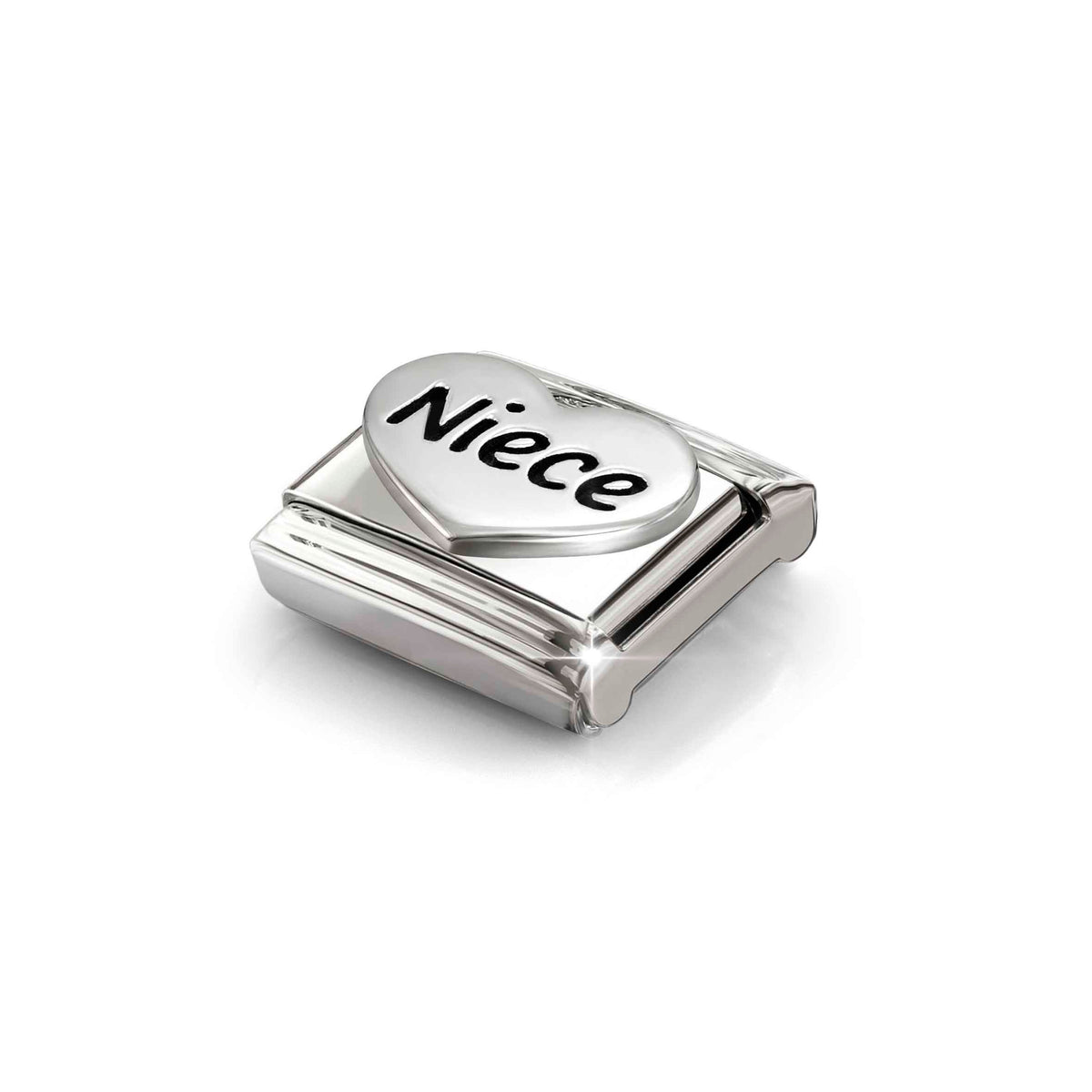 Nomination Composable Link Niece, Silver - angle 2