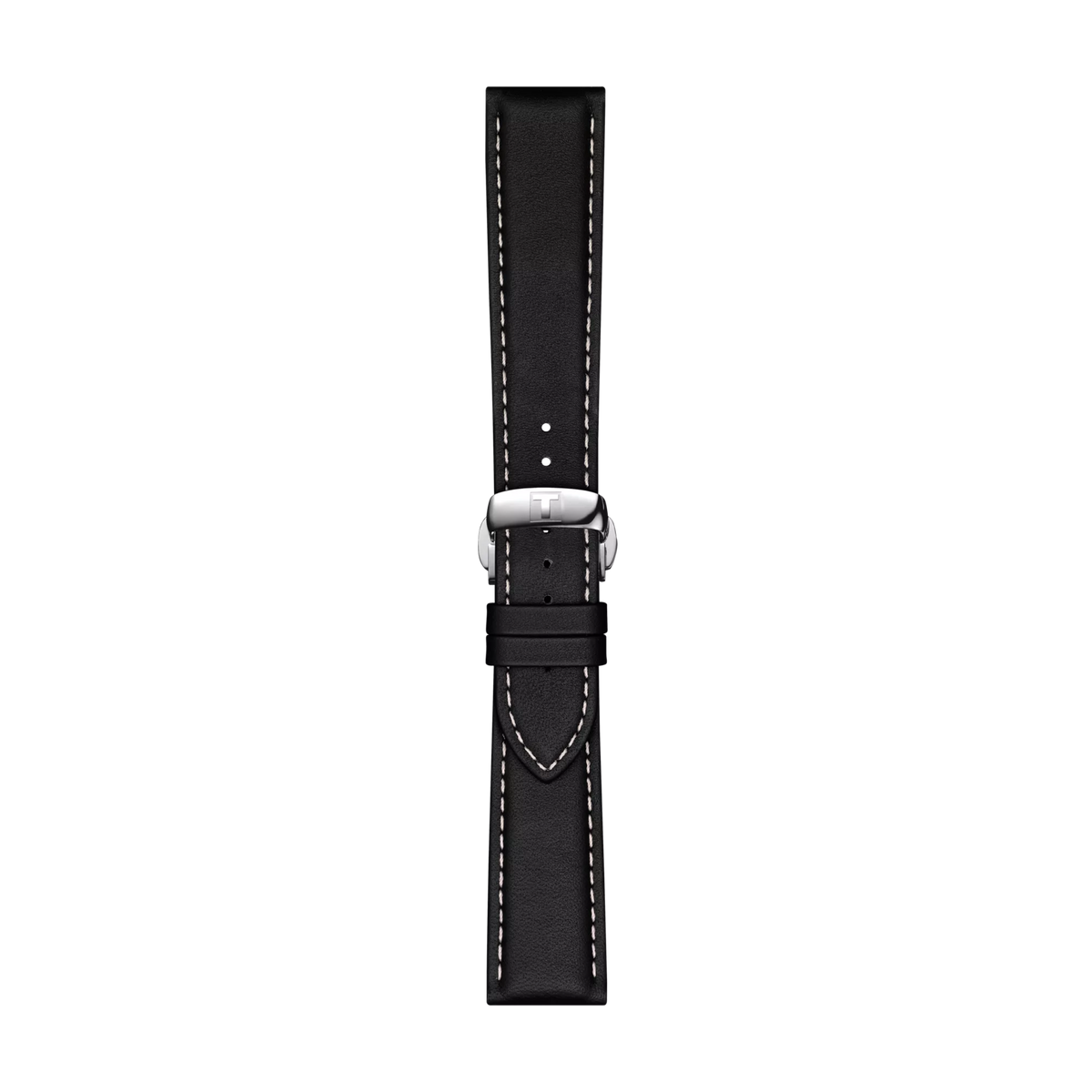 Tissot 21mm Black Leather Watch Strap