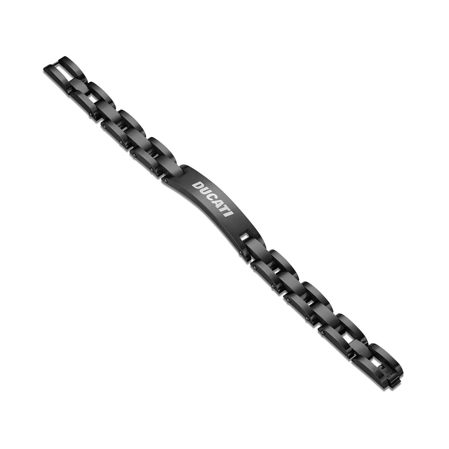 Ducati Force DTAGB0005002 Men's Bracelet Black Leather Stainless Steel