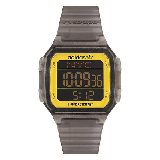 Adidas Digital One Gmt Yellow Dial Digital Watch