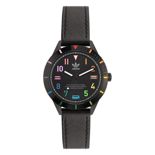 Adidas Edition Three Icon Small Black Dial 3 Hands Watch