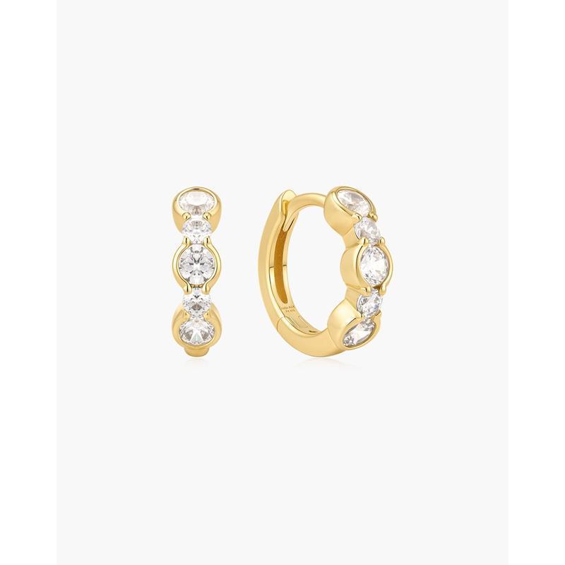 Ania Haie E076-10G Women's Hoop Earrings