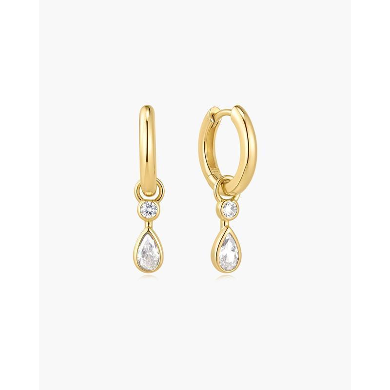 Ania Haie E076-14G Women's Huggie Hoop Earrings