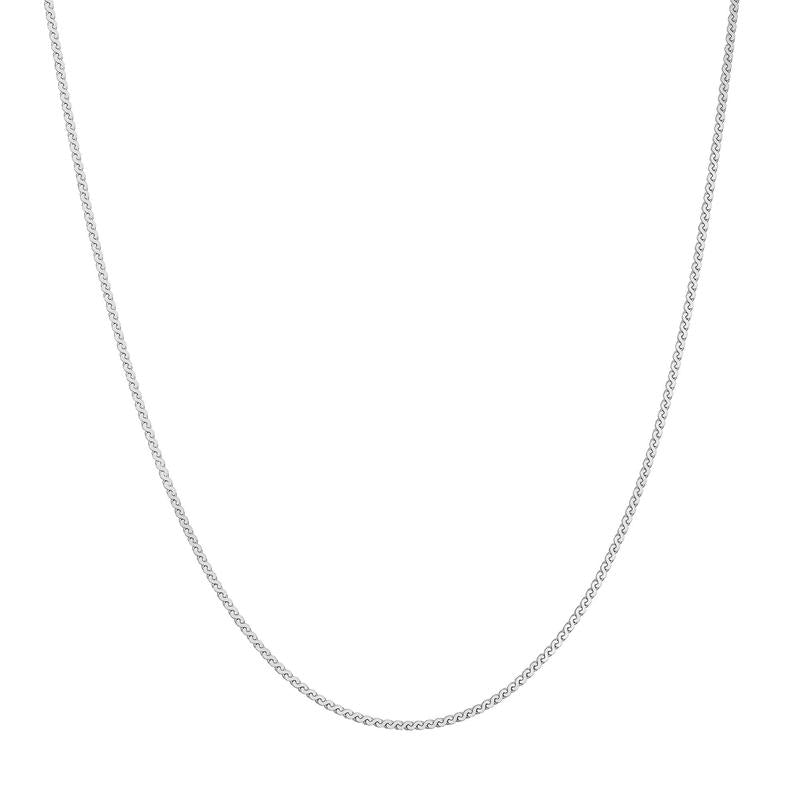 Ania Haie Elegant Silver Flat S‑Link Chain Necklace