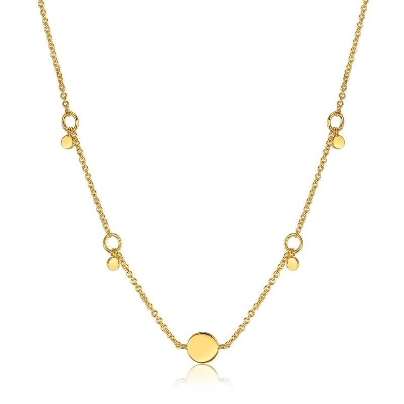 Ania Haie Geometry Drop Discs Necklace