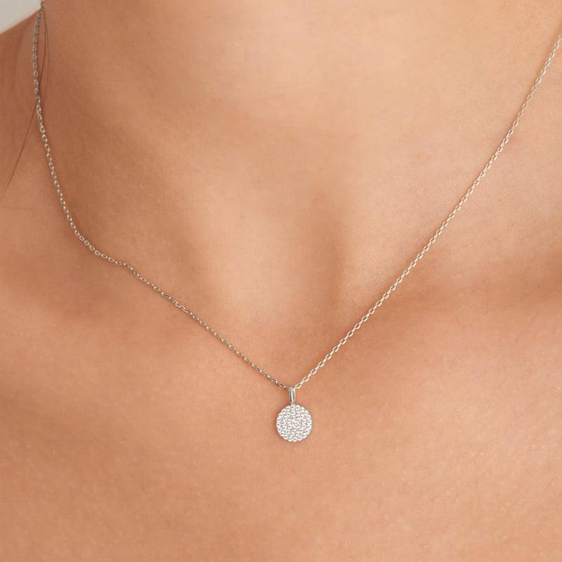 Ania Haie Glam Disc Pendant Necklace