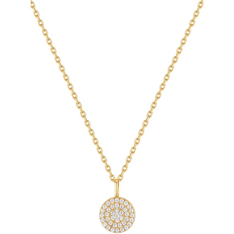 Ania Haie Glam Disc Pendant Necklace