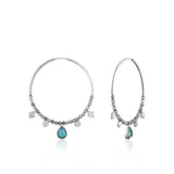 Ania Haie Glow Turq Labradorite Hoop Earrings