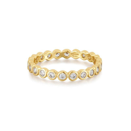 Ania Haie Gold Bezel Set Ring