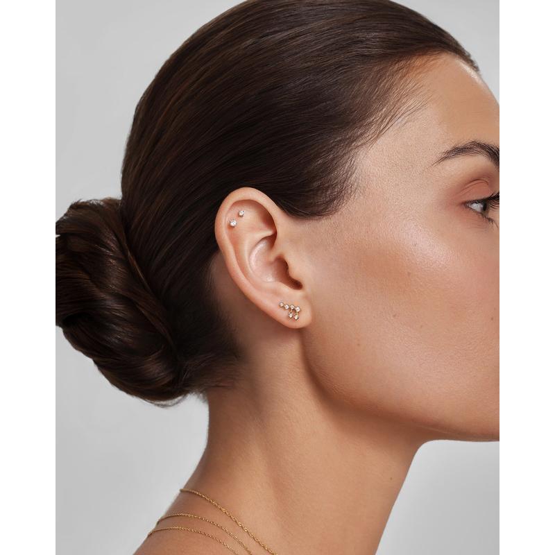 Ania Haie Gold Cascade Stud Earrings