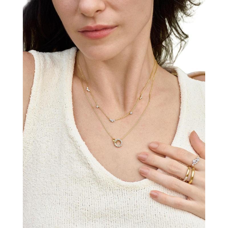 Ania Haie Gold Cluster & Single Station Necklace