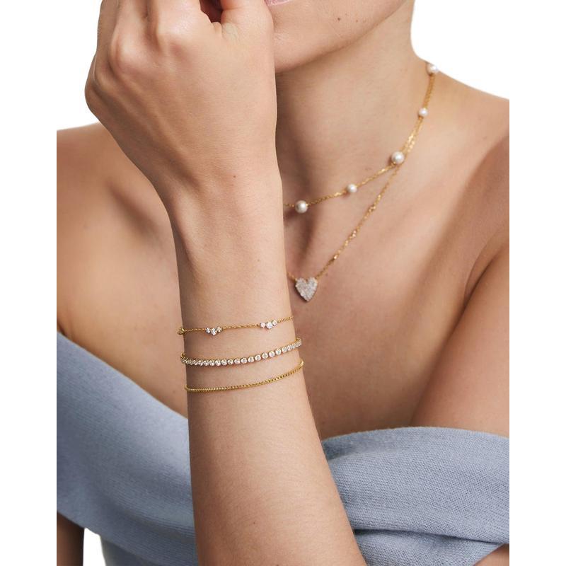 Ania Haie Gold Cluster Station Bracelet