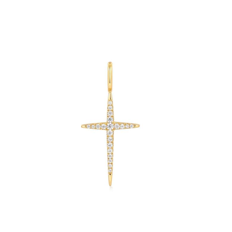 Ania Haie Gold Cross Charm