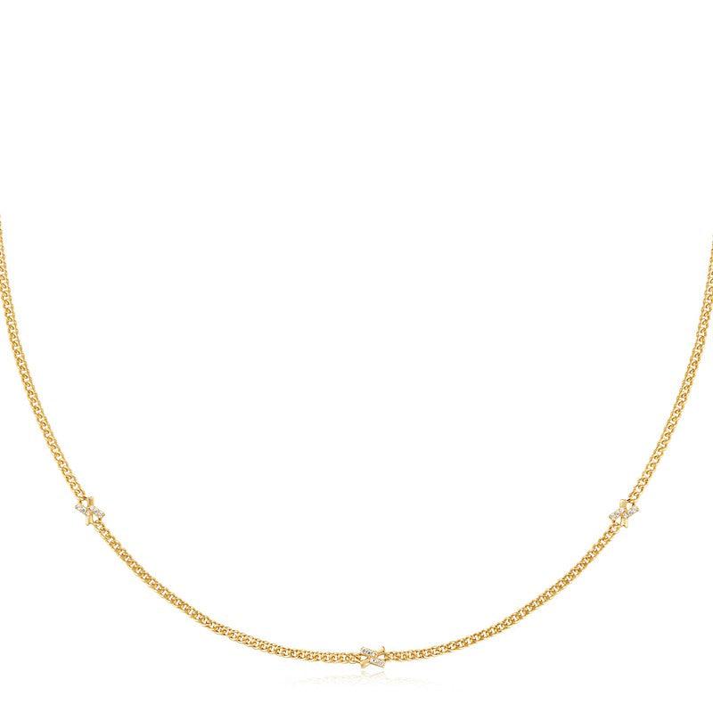 Ania Haie Gold Cross Station Necklace