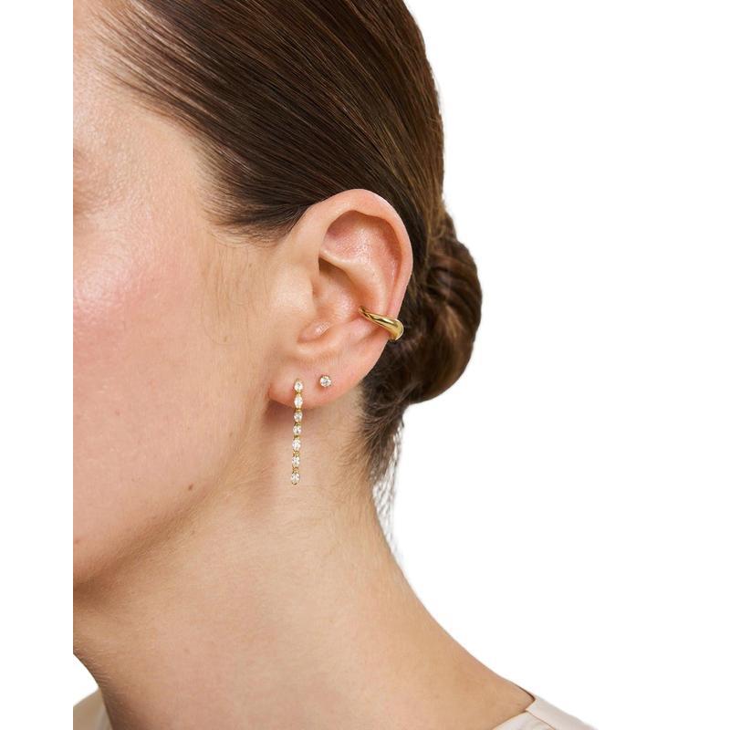 Ania Haie Gold Five-Prong Sparkle Barbell Earring