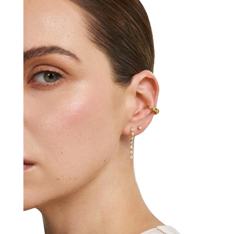 Ania Haie Gold Five-Prong Sparkle Barbell Earring