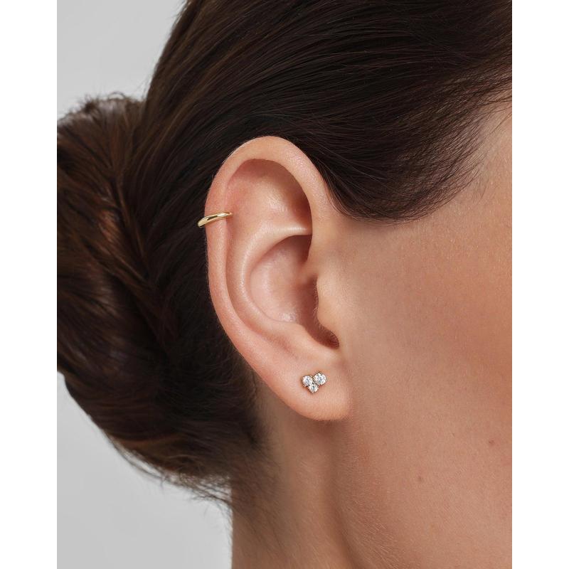 Ania Haie Gold Graduated Trinity Stud Earrings