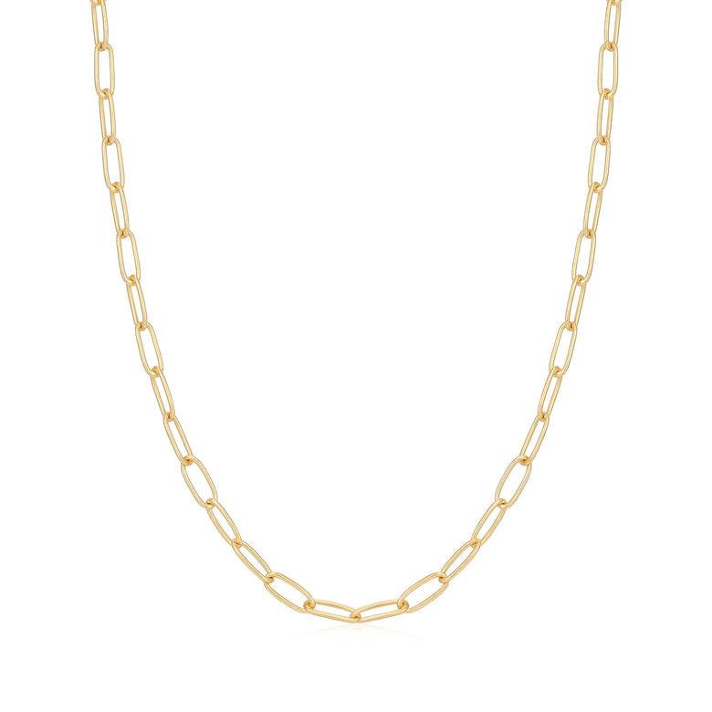 Ania Haie Gold Link Charm Chain Necklace