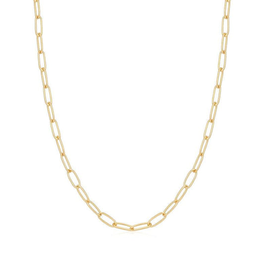 Ania Haie Gold Link Charm Chain Necklace